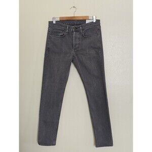Rag & Bone Fit 1 Extra Slim Jeans Skinny Mens Size 32 Gray Button Fly Vesuvio